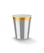 لیوان طلاکوب لالی پاپ طوسی